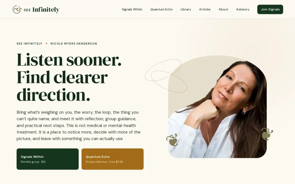 Website of SEE Infinitely